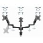 GEMBIRD MA-DA3-01 Podesivi stoni drzac za monitor sa tri ruke, tilt, 17-27 max.7kg - slika 4
