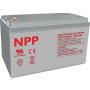 NPP NPG12V-100Ah, gel battery, C20=100AH, T16, 330x171x214x220, 27,3KG, Light grey - slika 2