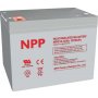 NPP NPG12V-80Ah, Gel battery, C20=80AH, T16, 330x171x214x220, 22,6KG, Light grey - slika 1