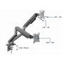 GEMBIRD MA-DA2-05 Podesivi dupli stoni drzač za monitor - slika 3