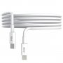 MS (1254211) kabl TIP C (muški) na Lightning (iPhone) 2m beli - slika 1