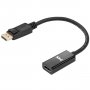 MS MSP40061 adapter Display Port (muški) na HDMI (ženski) 20cm crni - slika 1