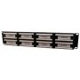 GEMBIRD (NPP-C548CM-001) 48 porta patch panel sa zadnjim upravljanjem kablovima Cate - slika 2
