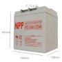 NPP NPG12V-24Ah, Gel battery, C20=24AH, T14, 166x126x174x181, 7,6KG, Light grey - slika 2