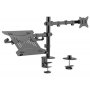 GEMBIRD MA-DA-03 Podesivi stoni drzač za monitor+ nosač za laptop - slika 1