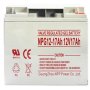 NPP NPG12V-17Ah, Gel battery, C20=17AH, T3, 180*77*167*167, 4,8KG, Light grey - slika 2
