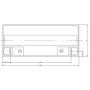 NPP NPG12V-17Ah, Gel battery, C20=17AH, T3, 180*77*167*167, 4,8KG, Light grey - slika 3