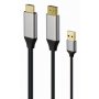 GEMBIRD A-HDMIM-DPM-01 HDMI (muški) na DisplaiPort (muški) adapter kabl, 2m, crni - slika 2