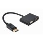 GEMBIRD (A-DPM-HDMIFVGAF-01) adapter DisplayPort (muški) na HDMI (ženski) + VGA (ženski) crni - slika 1