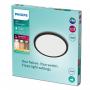 PHILIPS Superslim Cl550 crna plafonska svetiljka 15W 2700LM IP44, 929002667501 (18822) - slika 1