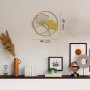 WALLXPERT Zidna dekoracija Ginkgo Leaf Metal Wall Art APT620 - slika 4