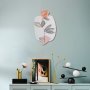 WALLXPERT Zidna dekoracija Line Art Floral Metal Wall Art APT701 - slika 4