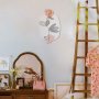 WALLXPERT Zidna dekoracija Line Art Floral Metal Wall Art APT701 - slika 2