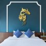 WALLXPERT Zidna dekoracija Carpa Koi APT748 M Gold - slika 2