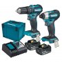 MAKITA LXT set - akumulatorska udarna bušilica-odvijač DHP483Z +DTD155Z DLX2221JX2 - slika 3
