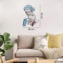 WALLXPERT Zidna dekoracija Line Art Woman Silhouette Metal Wall Art APT700 - slika 4