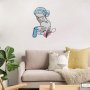 WALLXPERT Zidna dekoracija Line Art Woman Silhouette Metal Wall Art APT700 - slika 2