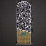 WALLXPERT Zidna dekoracija Ginkgo Rattan Metal Wall Art APT511YB - slika 1