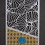 WALLXPERT Zidna dekoracija Ginkgo Rattan Metal Wall Art APT511YB - slika 3
