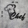 WALLXPERT Zidna dekoracija Chef - slika 3