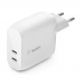 BELKIN WCB006VFWH kućni punjač 2xUSB-C - slika 1