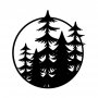 WALLXPERT Zidna dekoracija Trees L - slika 1