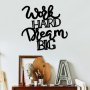 WALLXPERT Zidna dekoracija Work Hard Dream Big 1 - slika 3