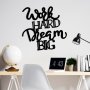WALLXPERT Zidna dekoracija Work Hard Dream Big 1 - slika 4