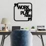 WALLXPERT Zidna dekoracija Work Hard Play Hard - slika 2