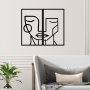 WALLXPERT Zidna dekoracija Woman Face - slika 3