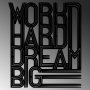 WALLXPERT Zidna dekoracija Work Hard Dream Big 2 - slika 5