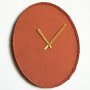 WALLXPERT Dekorativni metalni zidni sat Earthy Metal Wall Clock APS111 Terracotta - slika 3