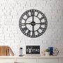 WALLXPERT Dekorativni metalni zidni sat WATCH 038 - slika 3