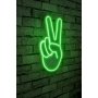 WALLXPERT Dekorativna rasveta Victory Sign Green - slika 1