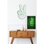 WALLXPERT Dekorativna rasveta Victory Sign Green - slika 3