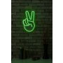 WALLXPERT Dekorativna rasveta Victory Sign Green - slika 4