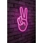 WALLXPERT Dekorativna rasveta Victory Sign Pink - slika 1