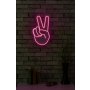 WALLXPERT Dekorativna rasveta Victory Sign Pink - slika 4