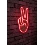 WALLXPERT Dekorativna rasveta Victory Sign Red - slika 1