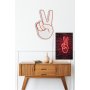 WALLXPERT Dekorativna rasveta Victory Sign Red - slika 3