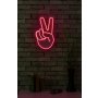 WALLXPERT Dekorativna rasveta Victory Sign Red - slika 4
