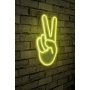 WALLXPERT Dekorativna rasveta Victory Sign Yellow - slika 1