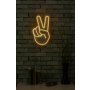 WALLXPERT Dekorativna rasveta Victory Sign Yellow - slika 4