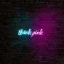 WALLXPERT Dekorativna rasveta Think Pink Blue - slika 1