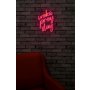 WALLXPERT Dekorativna rasveta Wake Pray Slay Pink - slika 3