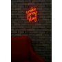 WALLXPERT Dekorativna rasveta Wake Pray Slay Red - slika 3