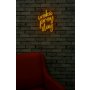 WALLXPERT Dekorativna rasveta Wake Pray Slay Yellow - slika 3