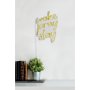 WALLXPERT Dekorativna rasveta Wake Pray Slay Yellow - slika 5