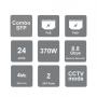 PROVISION POES-24370C+2COMBO 24-portni 10/100 PoE Switch 370W +2 combo porta - slika 3