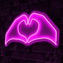 WALLXPERT Dekorativna rasveta Sweetheart Pink - slika 2